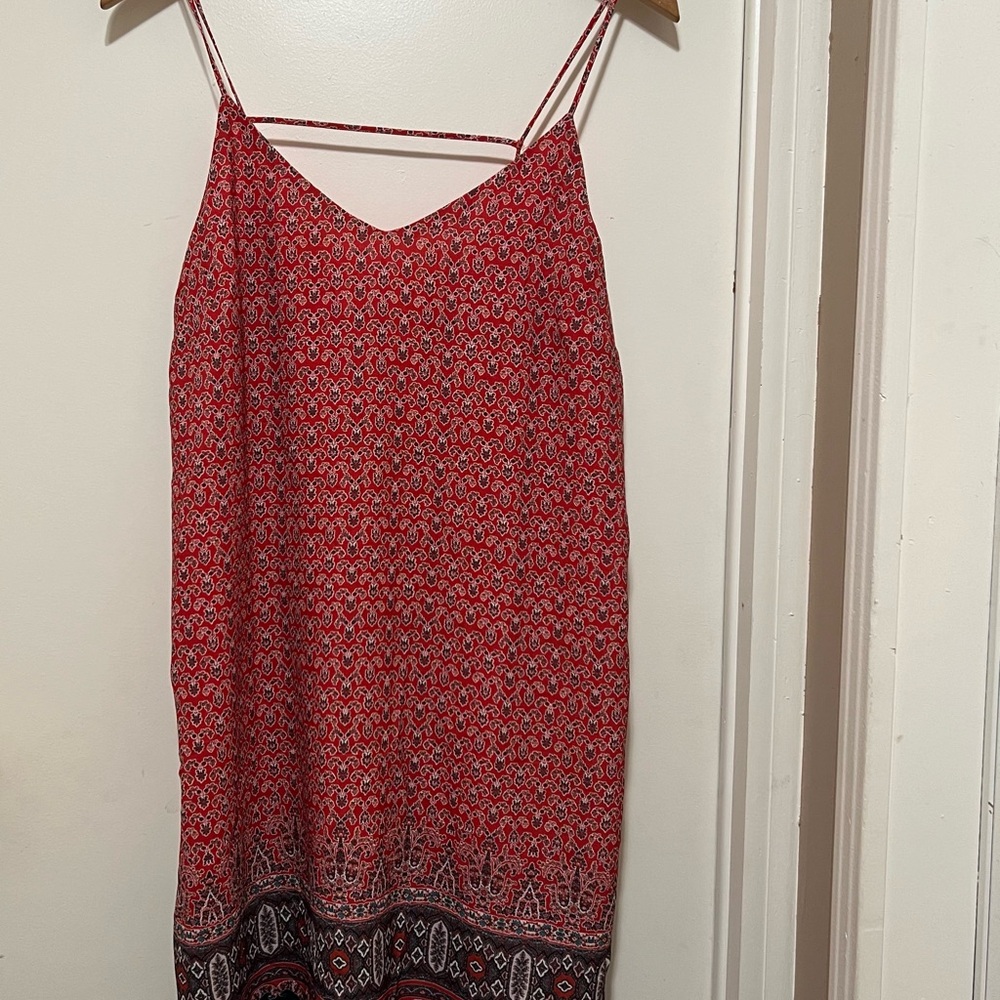 Ming Suit Collection Size M Colorful Strappy Short  Dress Printed NWT - Picture 2 of 8